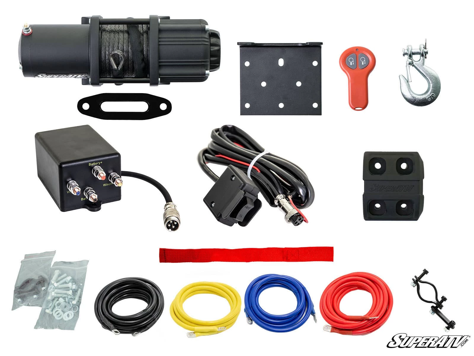 Super ATV POLARIS RZR S 1000 WINCH MOUNTING PLATE - Image 8