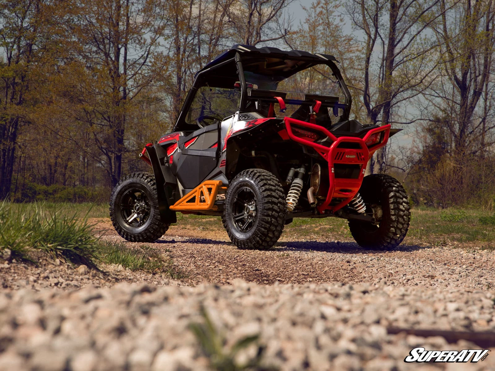 Super ATV POLARIS RZR TRAIL S 900 HEAVY-DUTY TUBE ROCK SLIDERS - Image 15