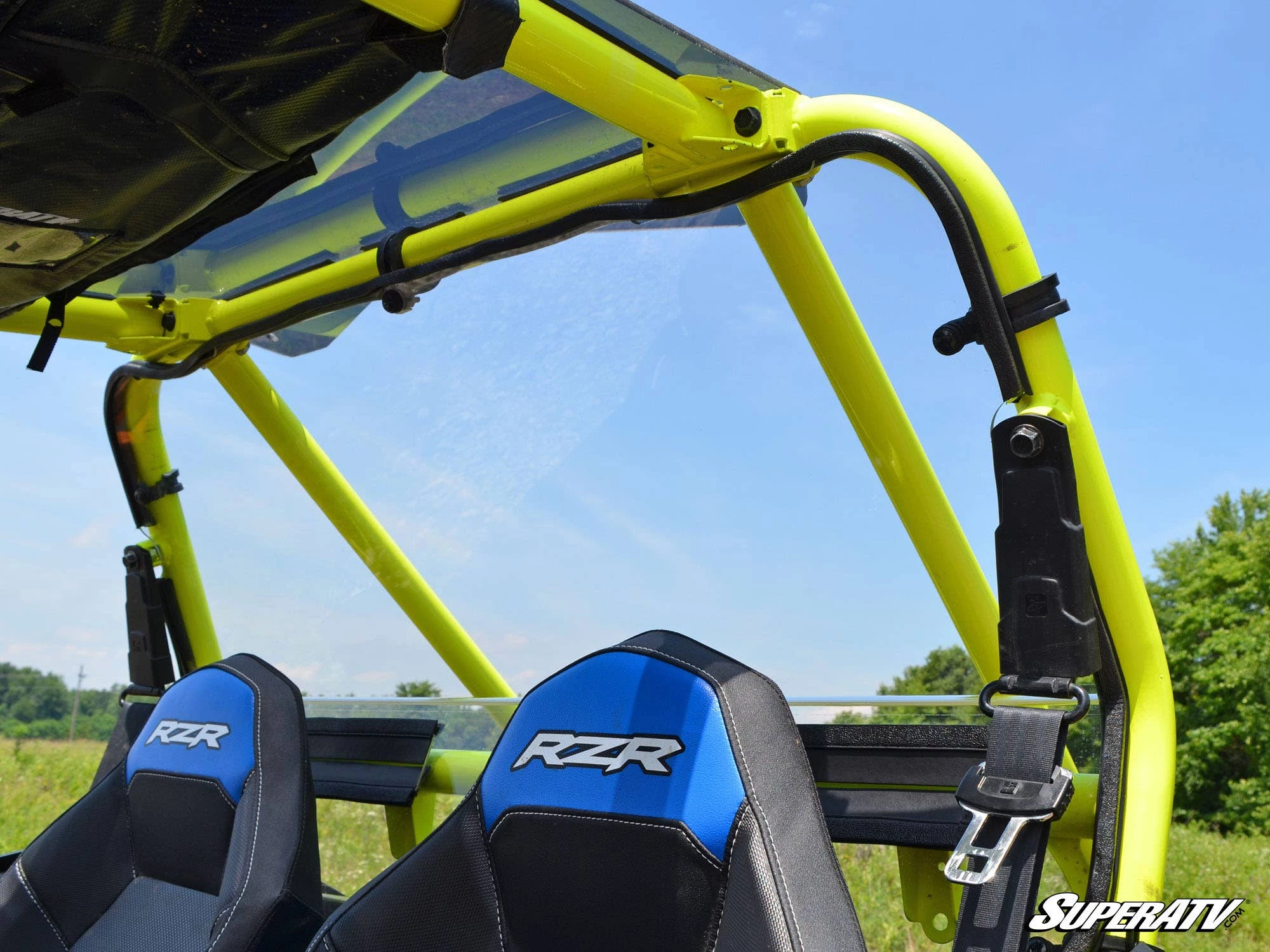 Super ATV POLARIS RZR 900 REAR WINDSHIELD - Image 2