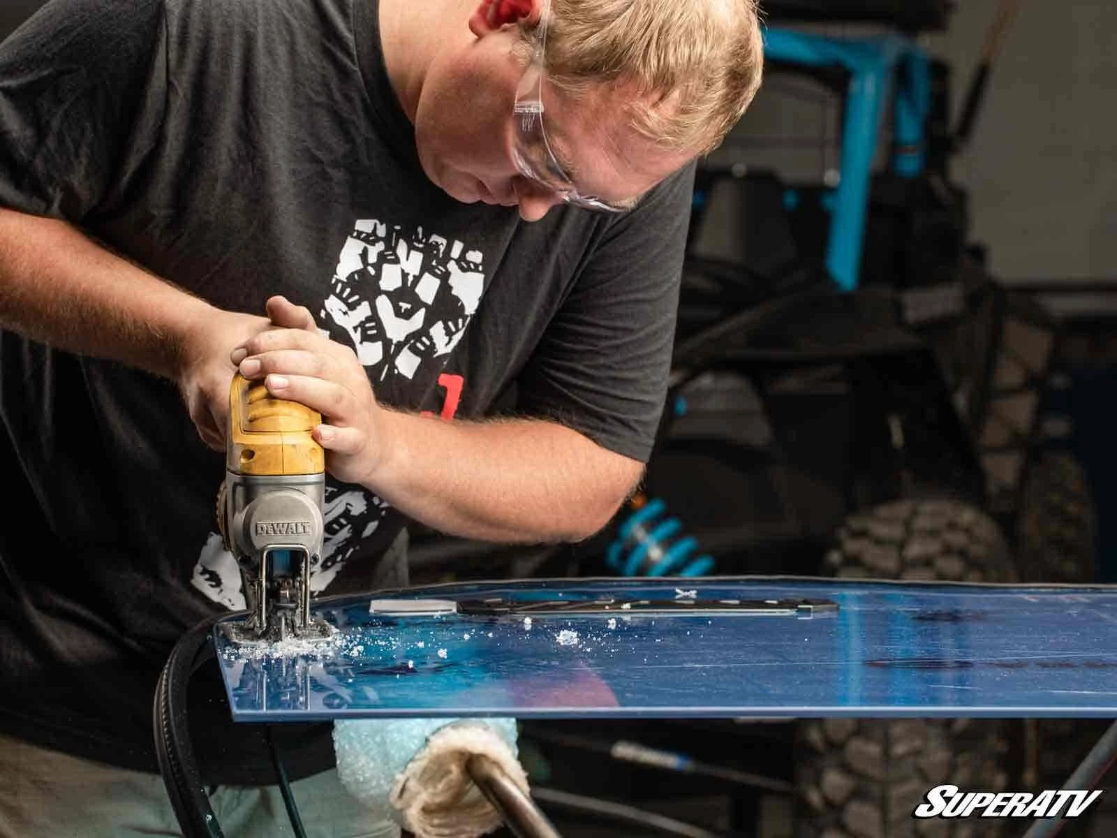 Super ATV POLARIS RZR XP 1000 CUSTOM CAGE WINDSHIELD KIT - Image 11