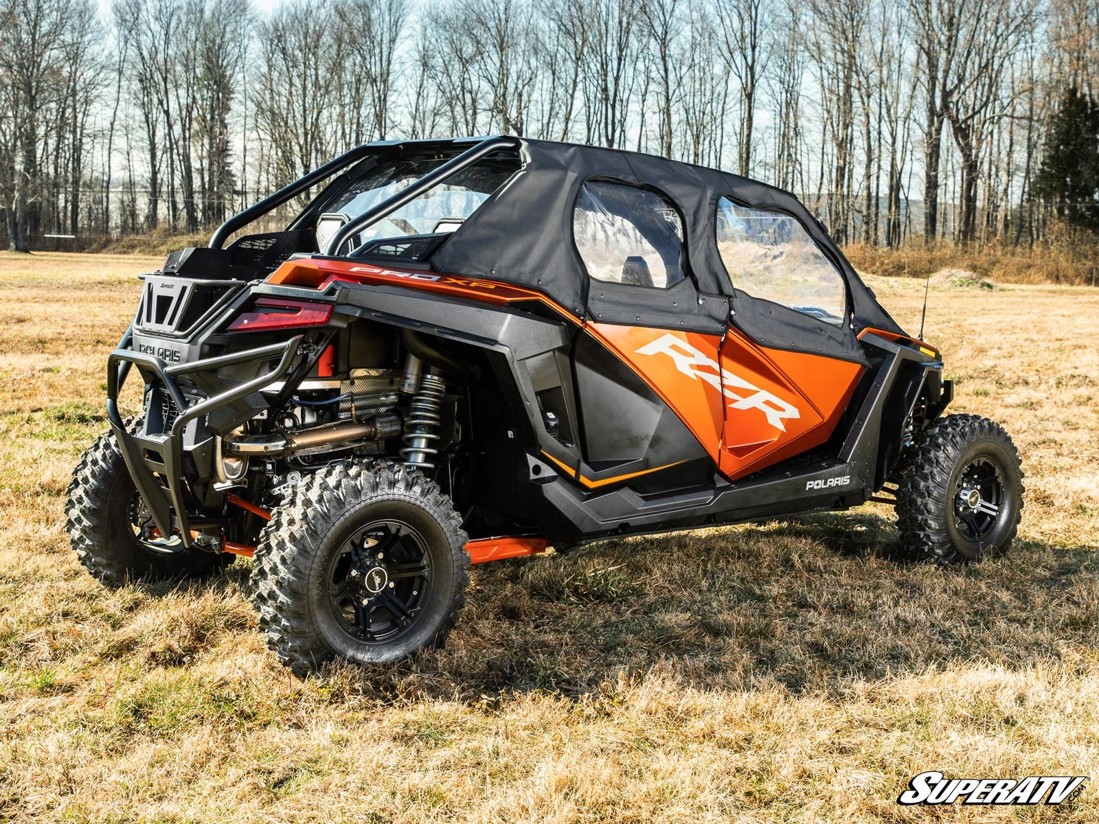 Super ATV POLARIS RZR TURBO R 4 PRIMAL SOFT CAB ENCLOSURE UPPER DOORS - Image 27