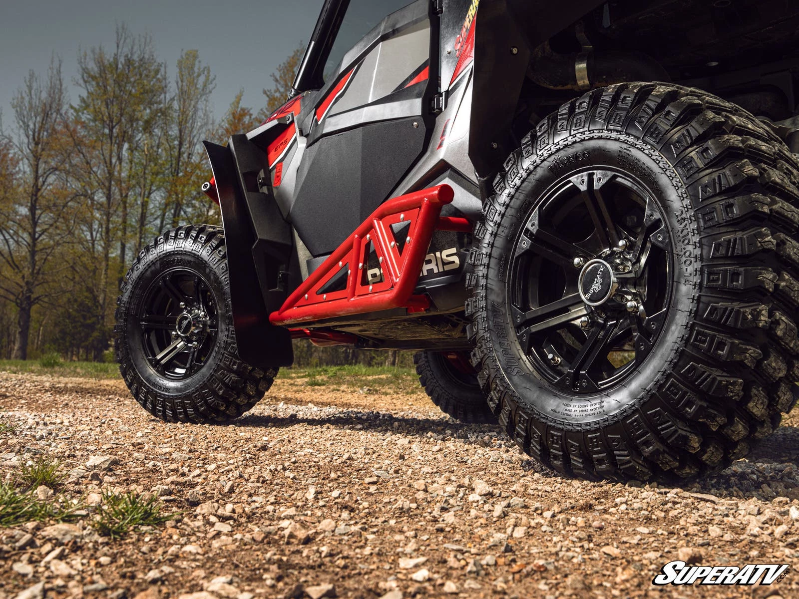 Super ATV POLARIS RZR TRAIL S 900 HEAVY-DUTY TUBE ROCK SLIDERS - Image 10
