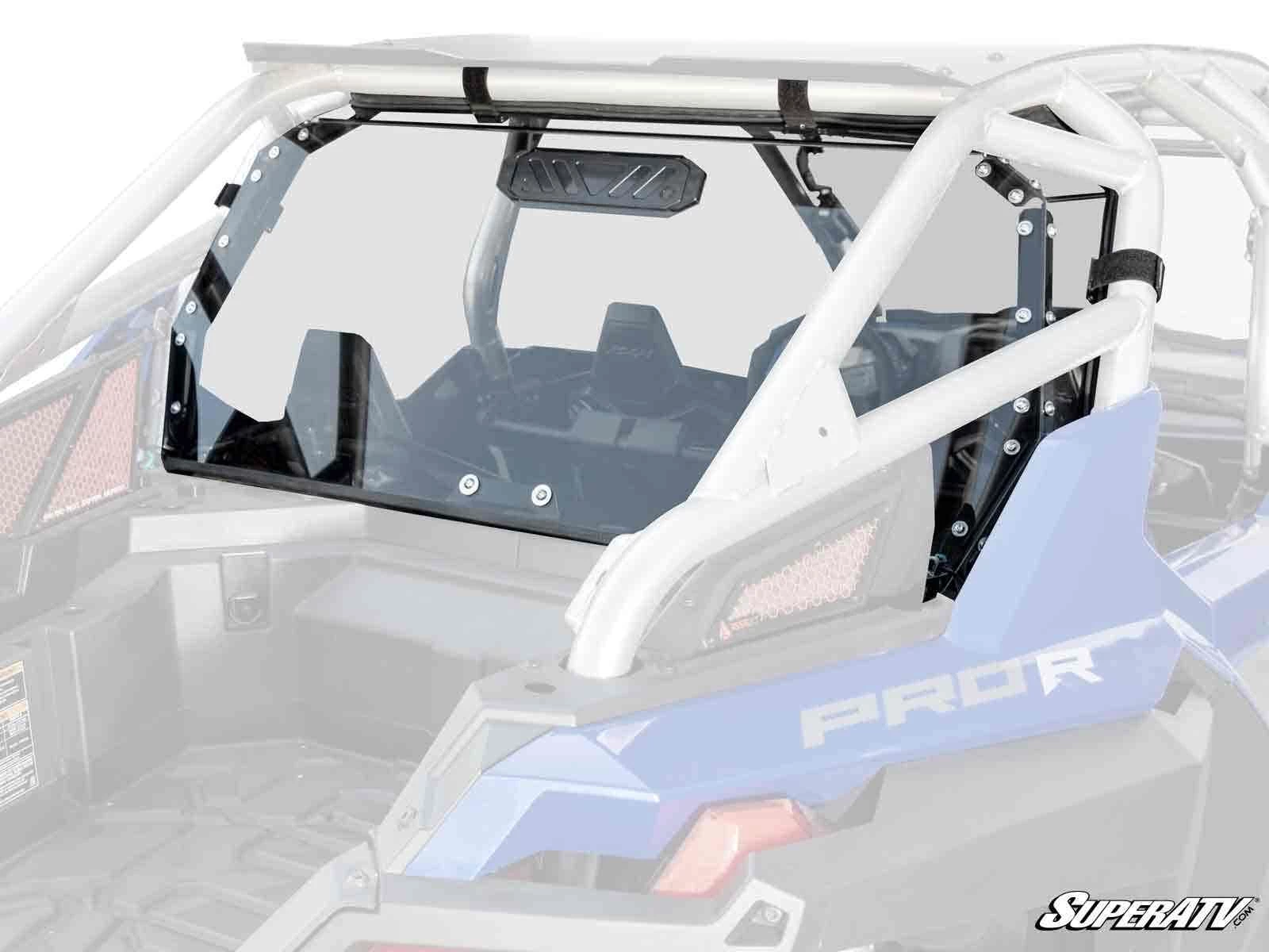 Super ATV POLARIS RZR PRO R REAR VENTED WINDSHIELD - Image 10