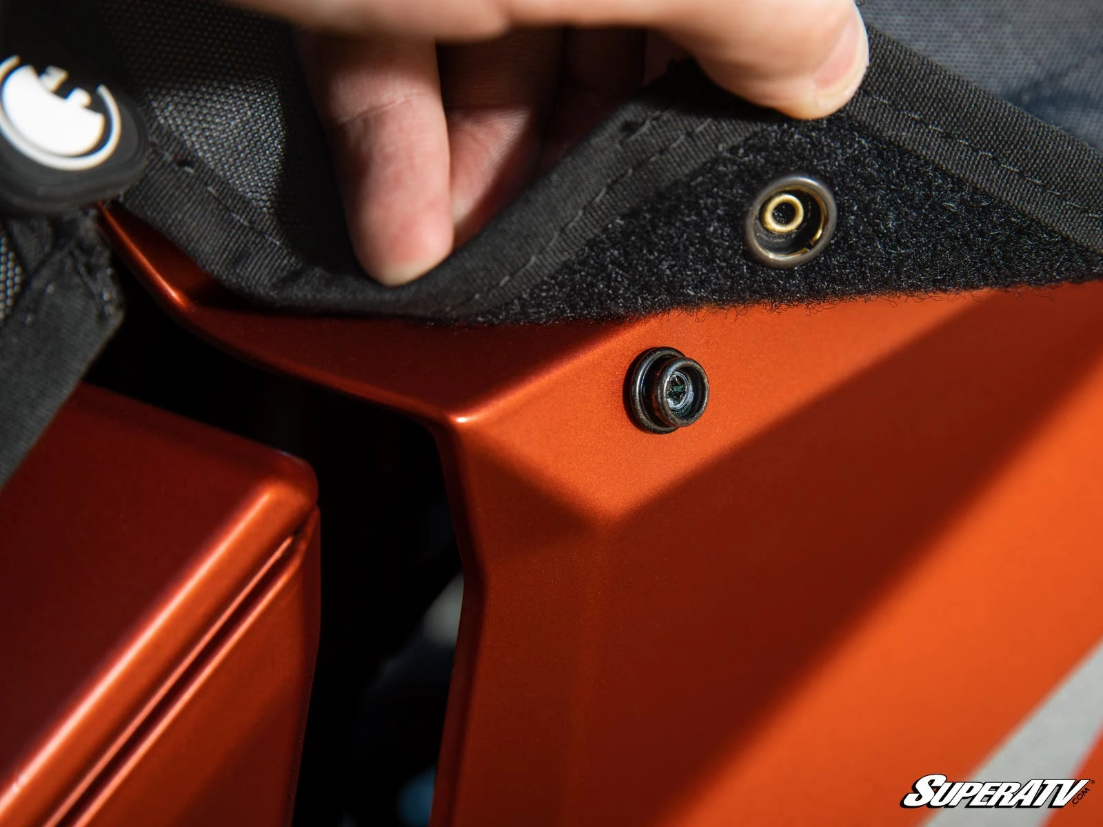 Super ATV POLARIS RZR TURBO R 4 PRIMAL SOFT CAB ENCLOSURE UPPER DOORS - Image 17