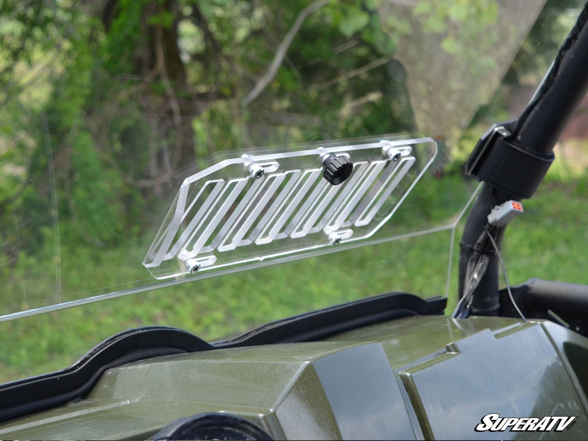 Super ATV POLARIS RANGER 800 SCRATCH-RESISTANT VENTED FULL WINDSHIELD - Image 3