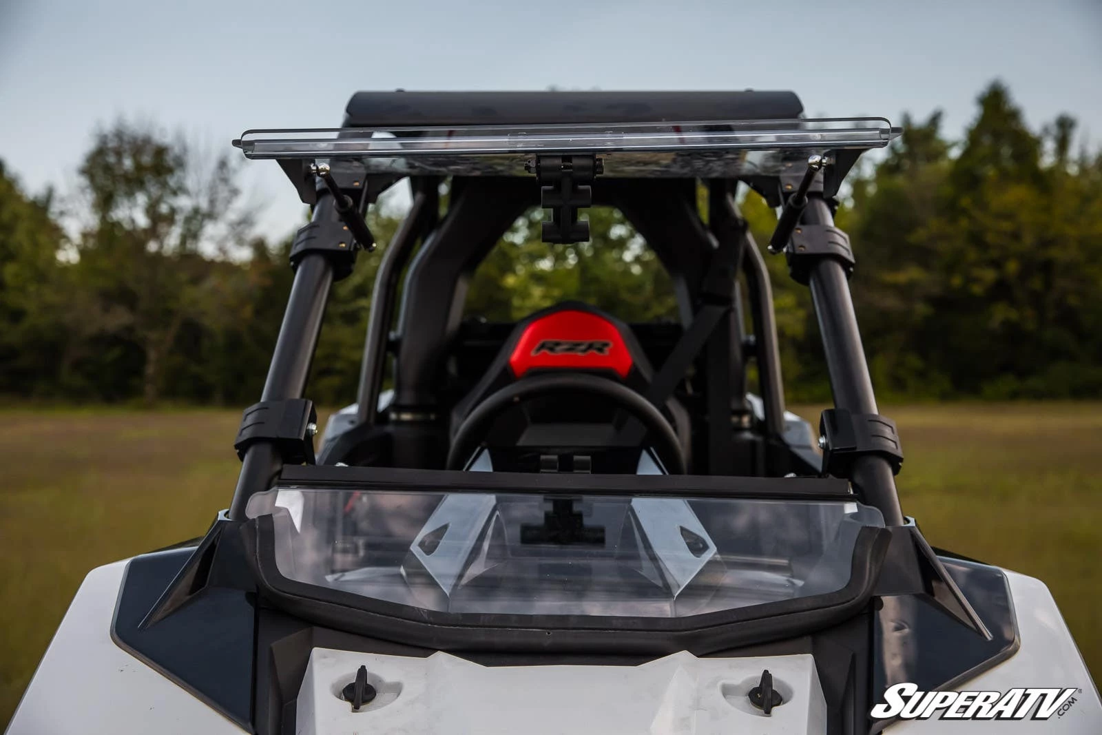 Super ATV POLARIS RS1 SCRATCH RESISTANT FLIP WINDSHIELD - Image 2