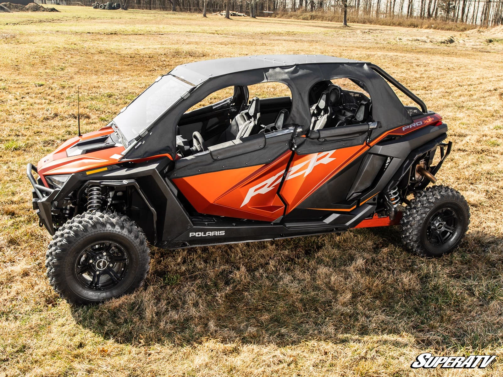Super ATV POLARIS RZR TURBO R 4 PRIMAL SOFT CAB ENCLOSURE UPPER DOORS - Image 8