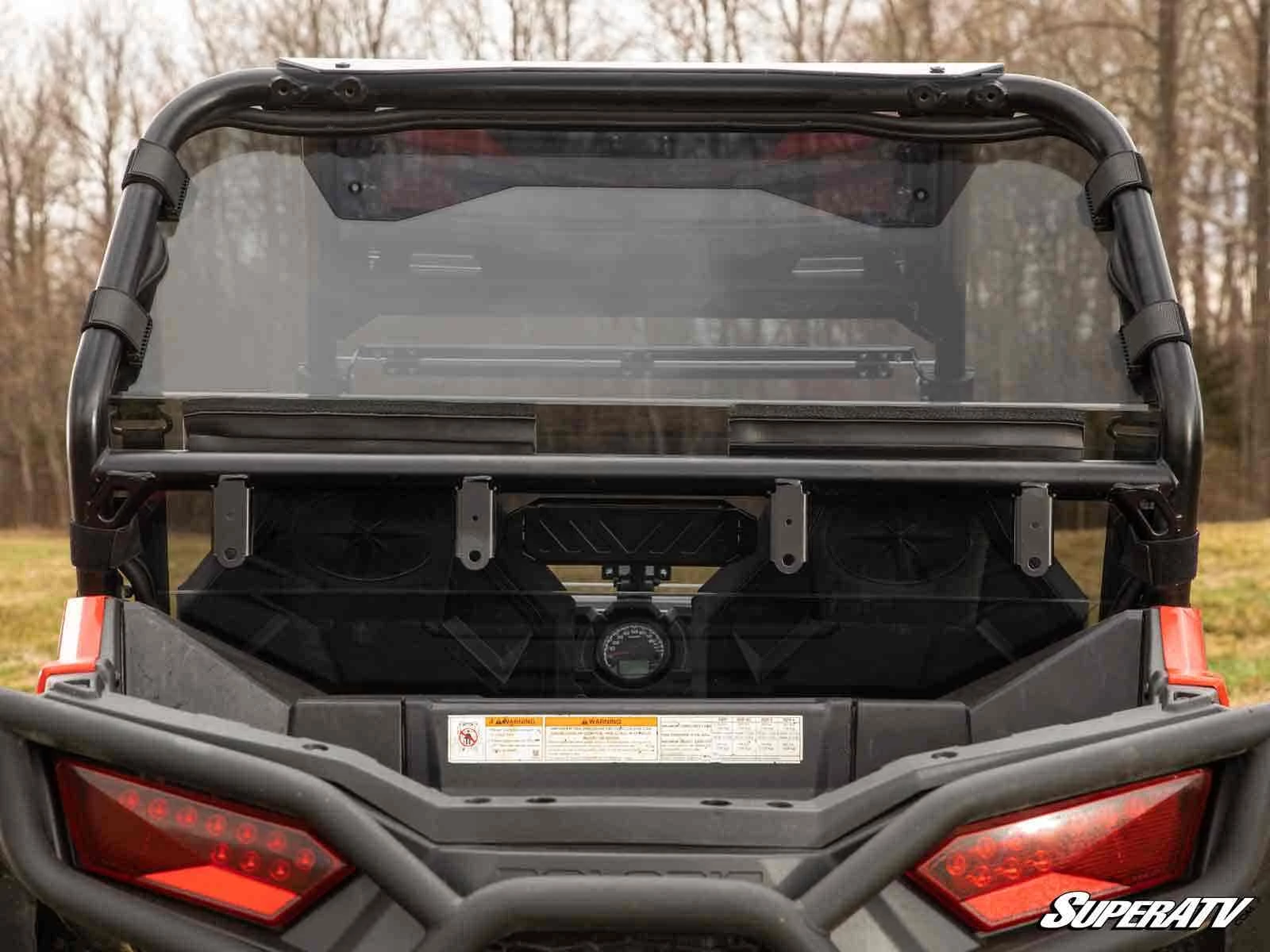 Super ATV POLARIS RZR 900 REAR VENTED WINDSHIELD - Image 2