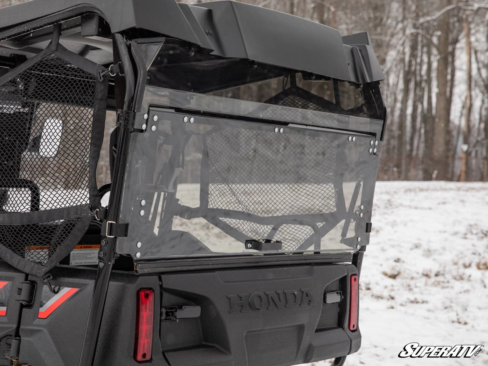 Super ATV HONDA PIONEER 700-4 REAR WINDSHIELD - Image 3