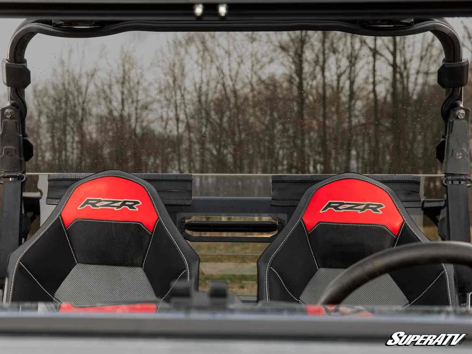 Super ATV POLARIS RZR 900 REAR VENTED WINDSHIELD - Image 4