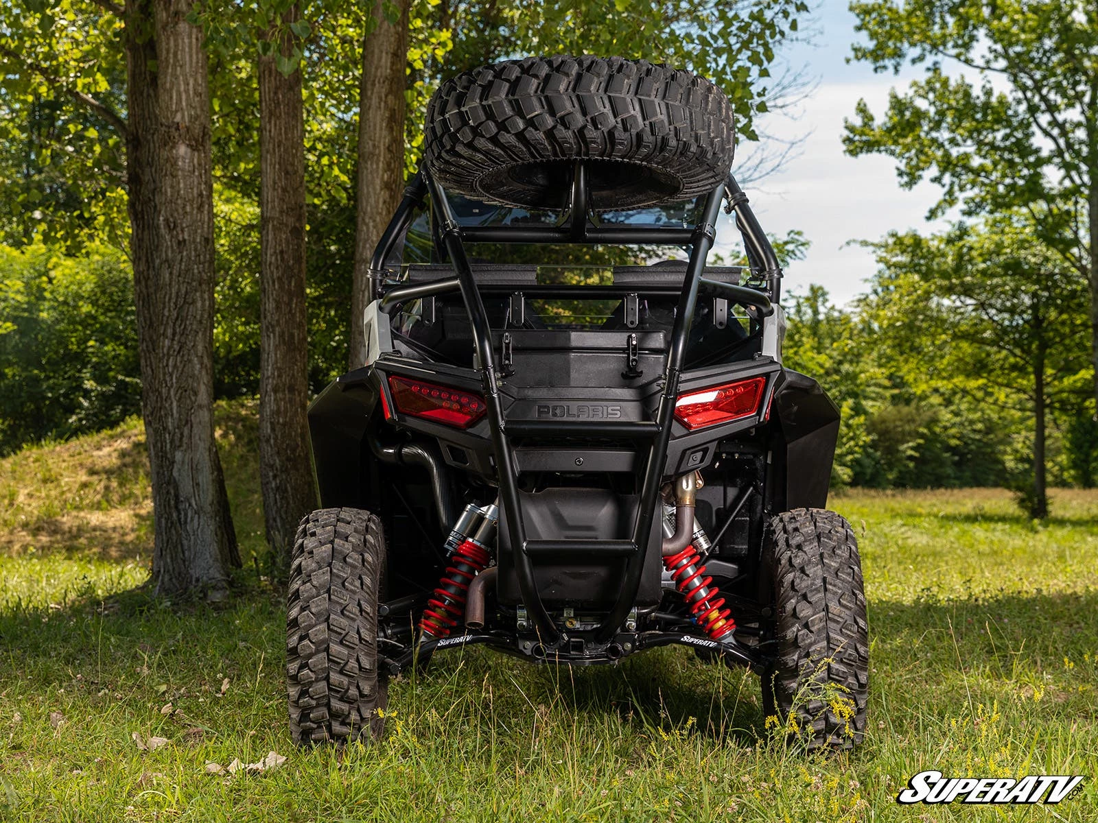 Super ATV POLARIS RZR TRAIL S 900 SPARE TIRE CARRIER - Image 5