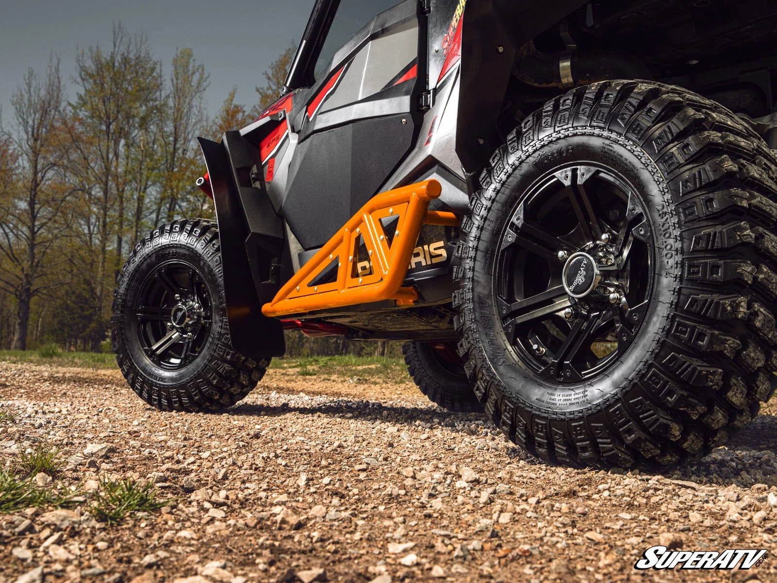 Super ATV POLARIS RZR TRAIL S 900 HEAVY-DUTY TUBE ROCK SLIDERS - Image 17