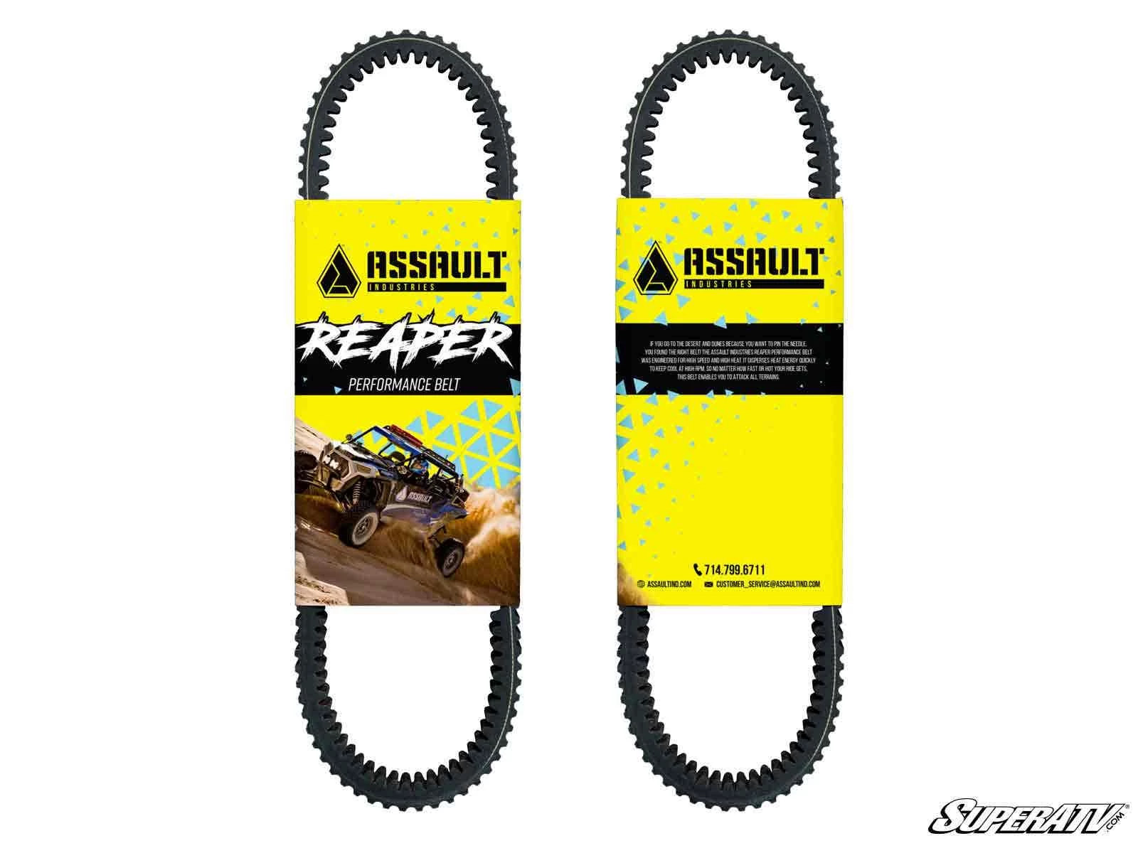 Super ATV ASSAULT INDUSTRIES POLARIS RZR REAPER CVT DRIVE BELT - Image 6