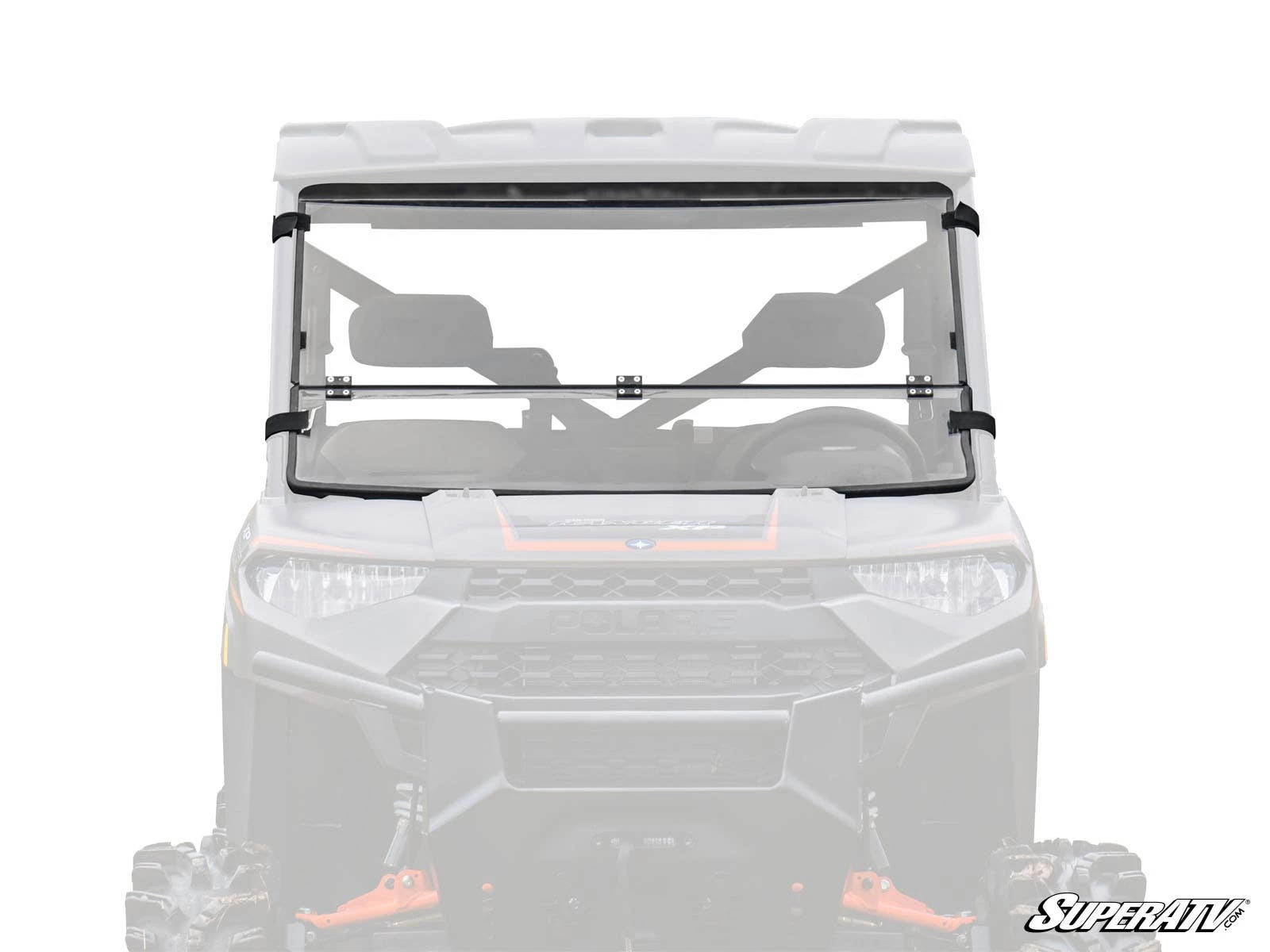 Super ATV POLARIS RANGER XP 900 SCRATCH RESISTANT FLIP DOWN WINDSHIELD 1 Super ATV POLARIS RANGER XP 900 SCRATCH RESISTANT FLIP DOWN WINDSHIELD