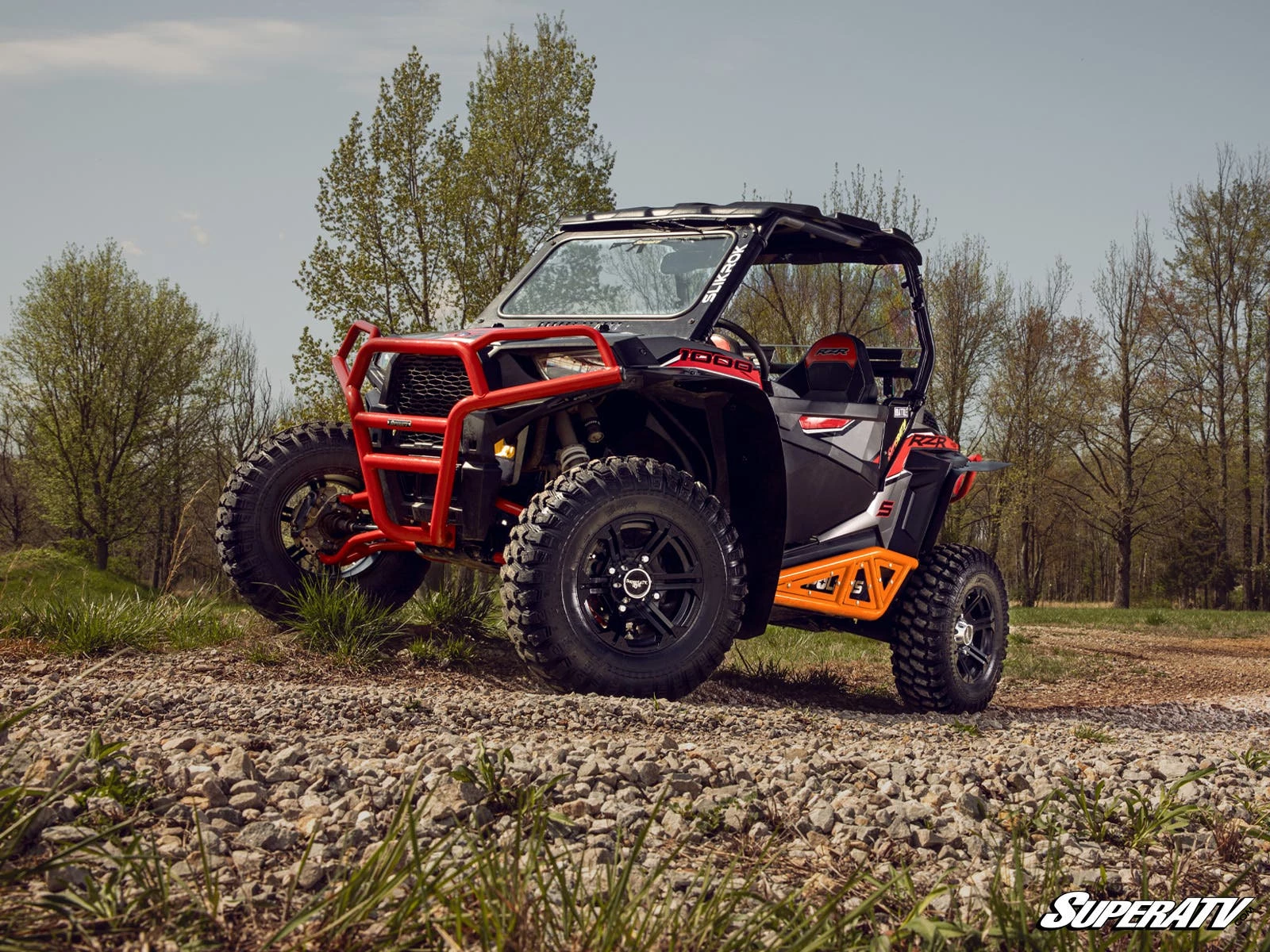 Super ATV POLARIS RZR TRAIL S 900 HEAVY-DUTY TUBE ROCK SLIDERS - Image 18