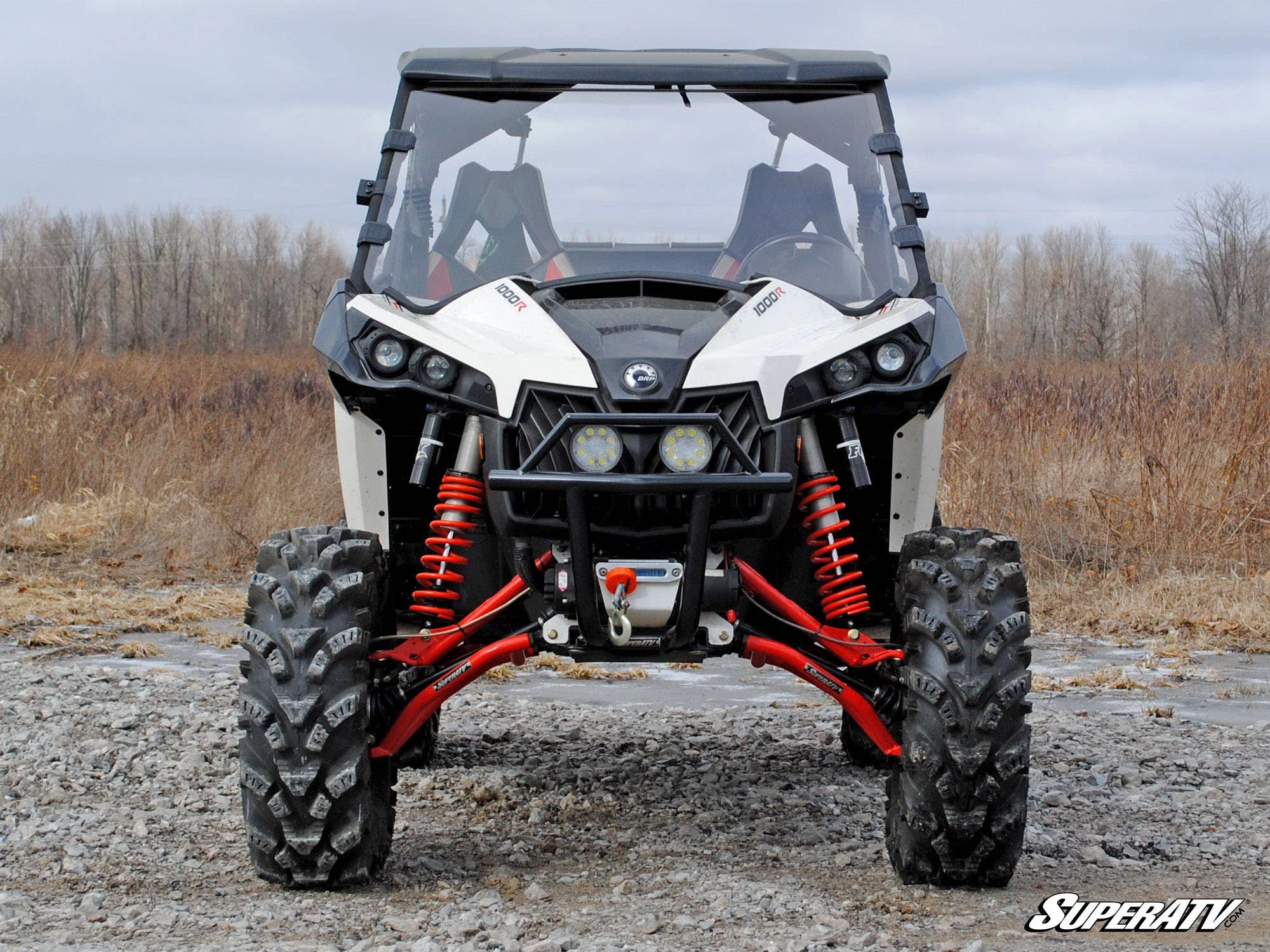 Super ATV CAN-AM MAVERICK SCRATCH RESISTANT FULL WINDSHIELD - Image 2