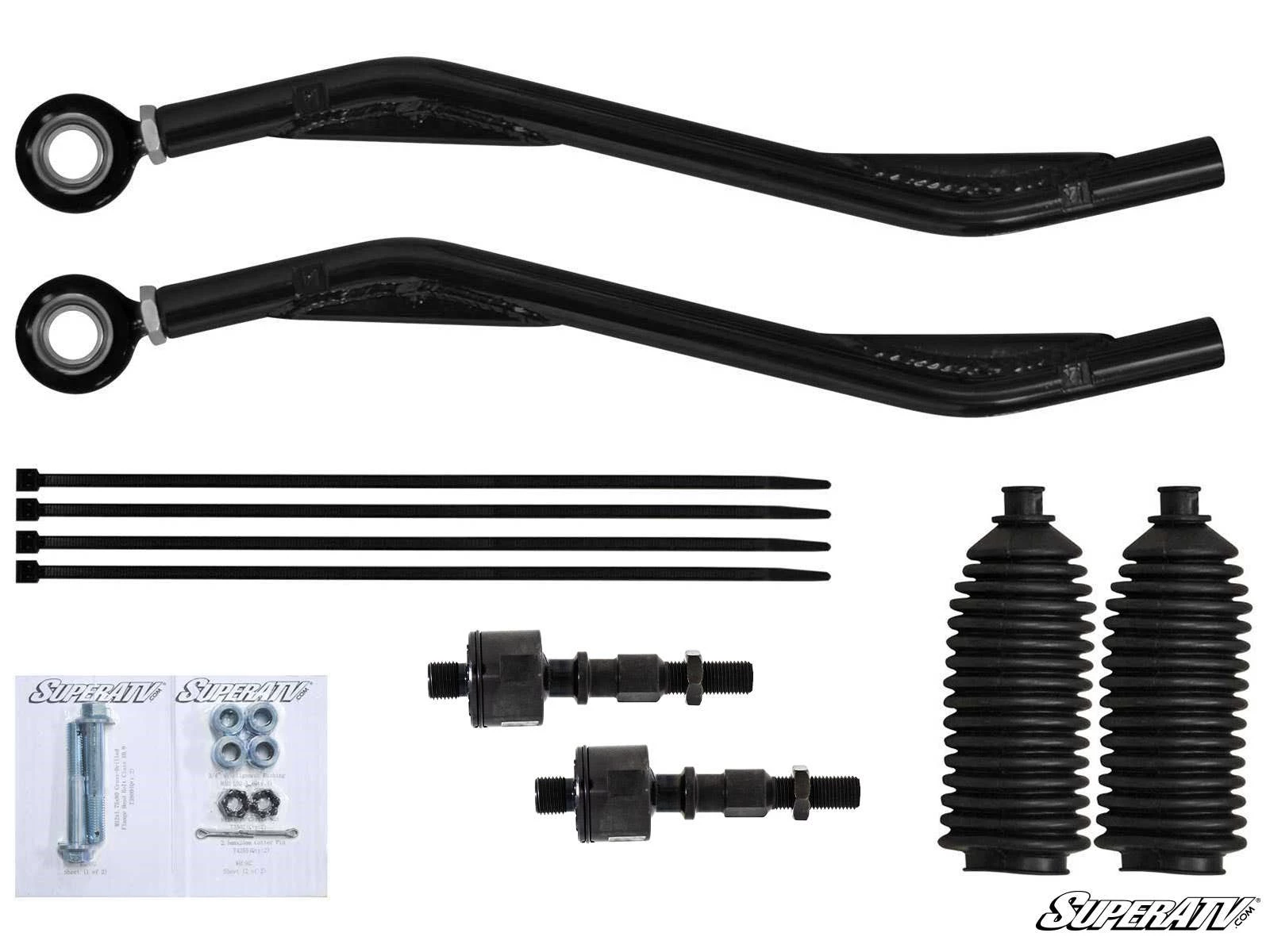 Super ATV CAN-AM MAVERICK Z-BEND TIE ROD KIT - REPLACEMENT FOR SUPERATV LIFT KITS - Image 2