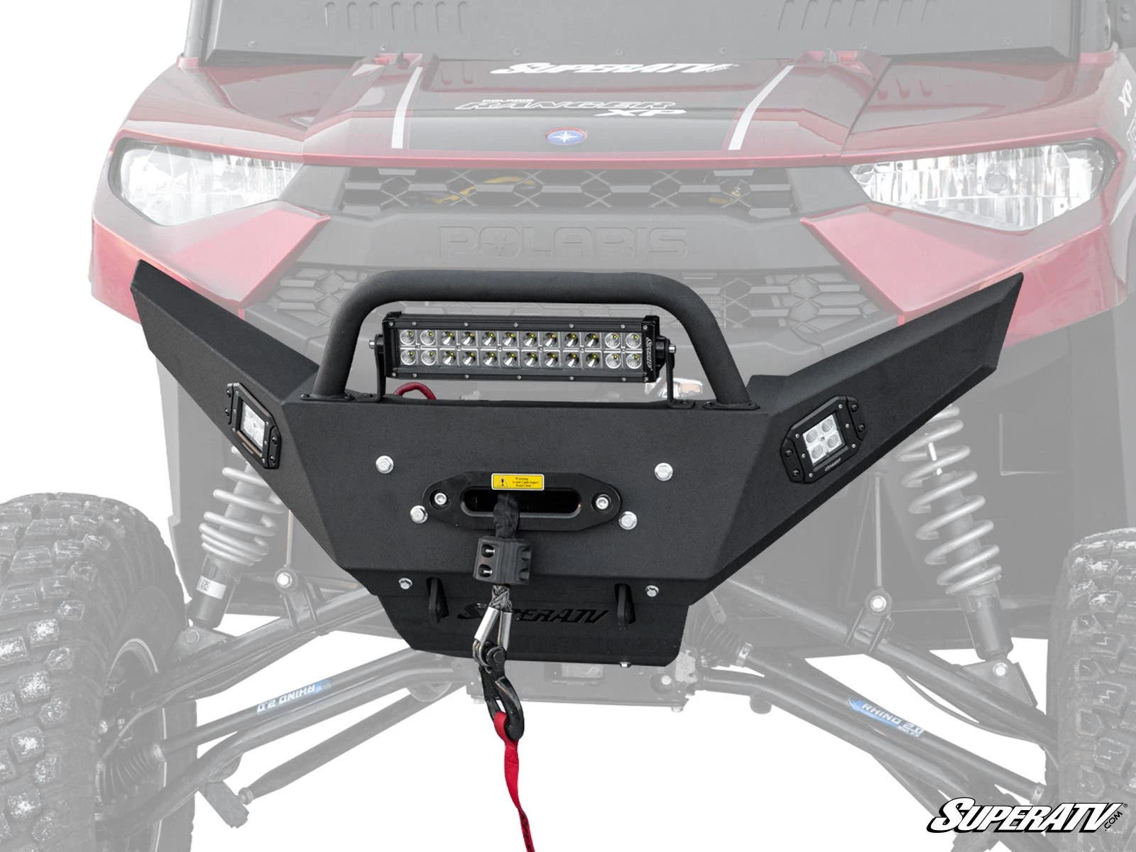 Super ATV POLARIS RANGER XP 1000 12,000 LB. WINCH-READY FRONT BUMPER
