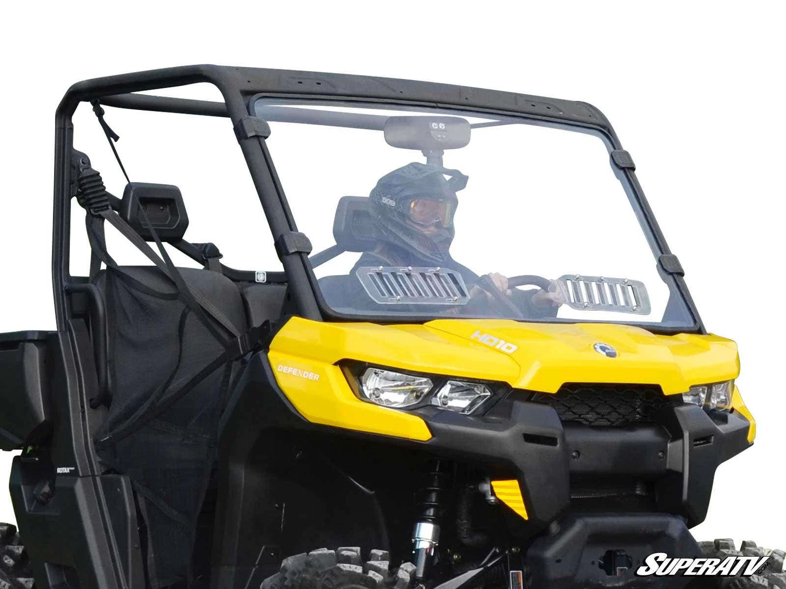 Super ATV CAN-AM DEFENDER SCRATCH RESISTANT VENTED FULL WINDSHIELD - Image 8