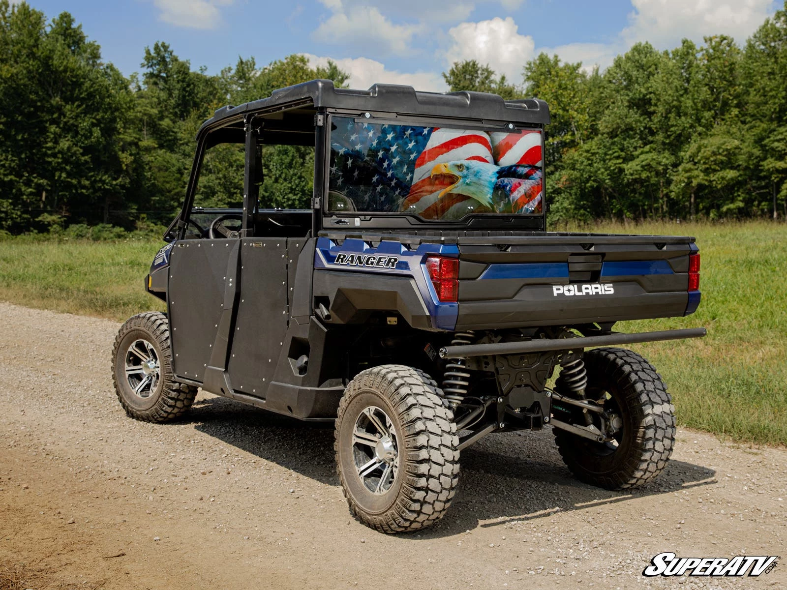 Super ATV POLARIS RANGER XP 570 SCRATCH-RESISTANT REAR WINDSHIELD - Image 5