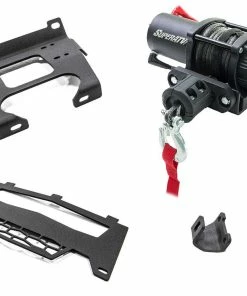 Super ATV POLARIS RZR XP TURBO WINCH MOUNTING PLATE