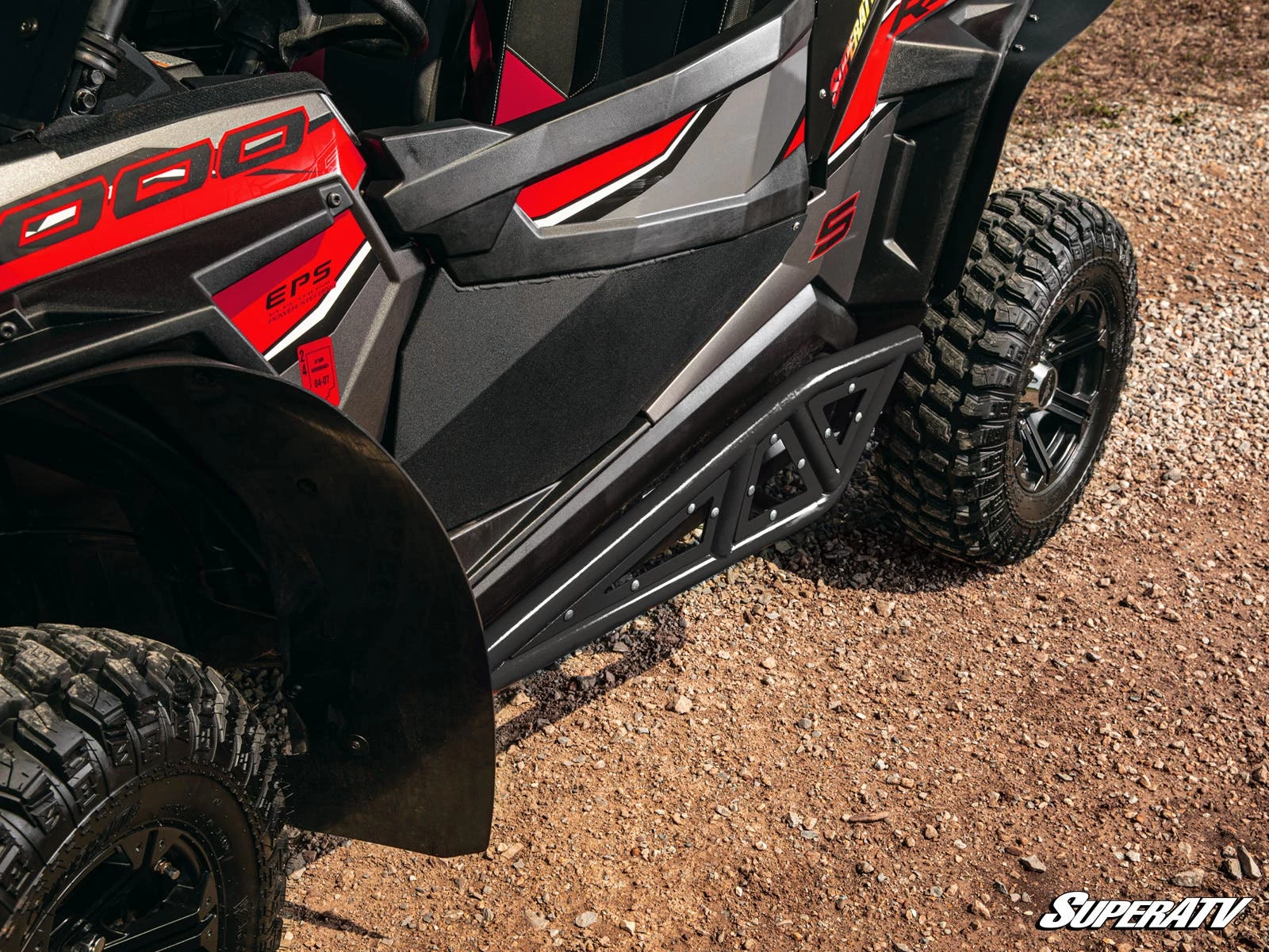 Super ATV POLARIS RZR TRAIL S 900 HEAVY-DUTY TUBE ROCK SLIDERS - Image 7