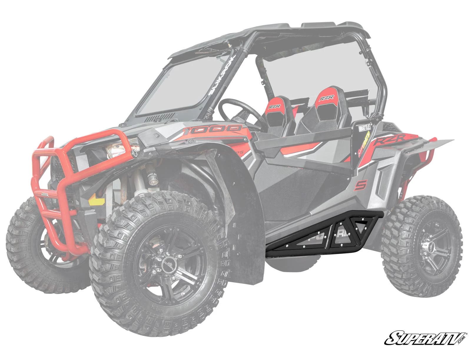 Super ATV POLARIS RZR TRAIL S 900 HEAVY-DUTY TUBE ROCK SLIDERS