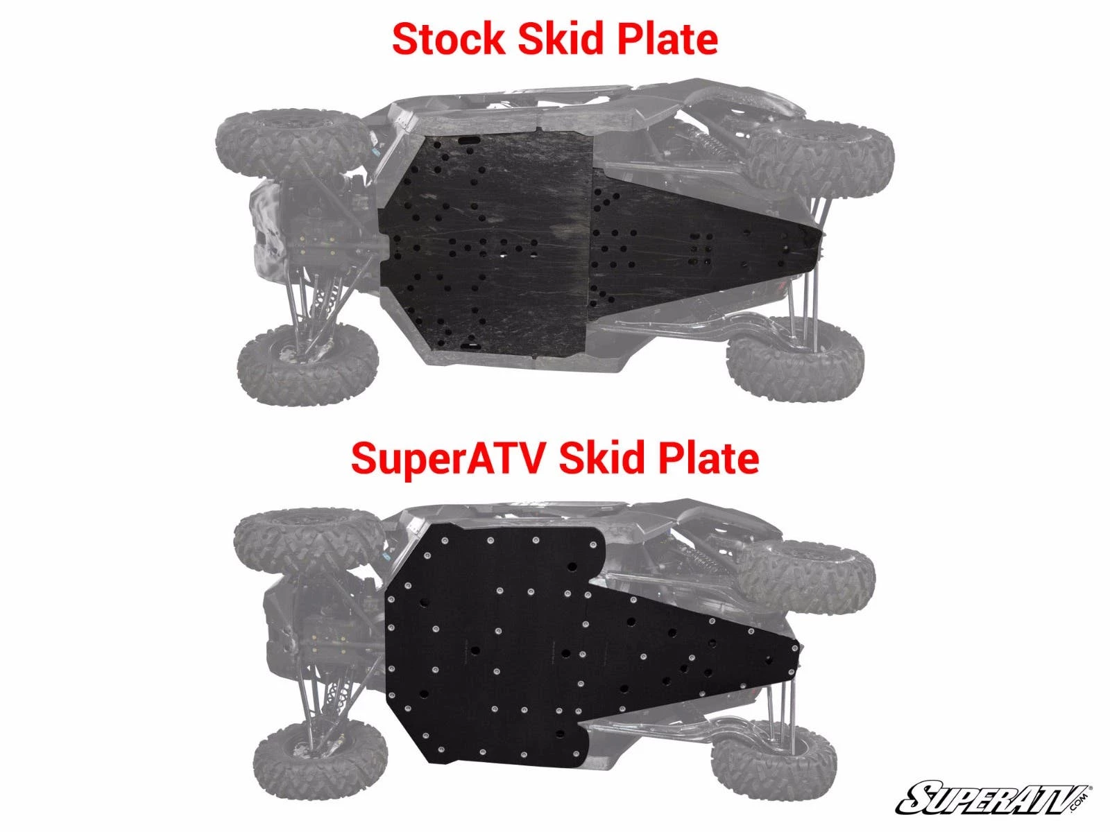 Super ATV CAN-AM MAVERICK X3 FULL SKID PLATE - Image 4