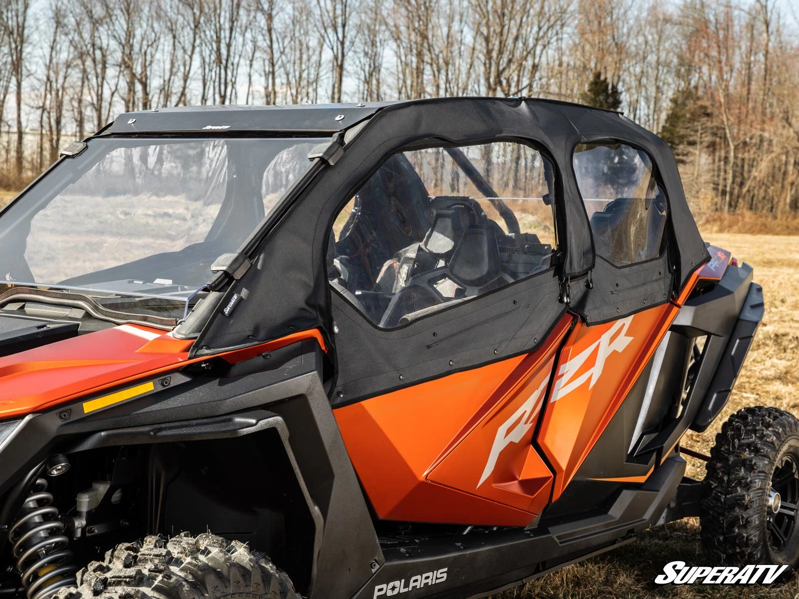 Super ATV POLARIS RZR TURBO R 4 PRIMAL SOFT CAB ENCLOSURE UPPER DOORS - Image 2