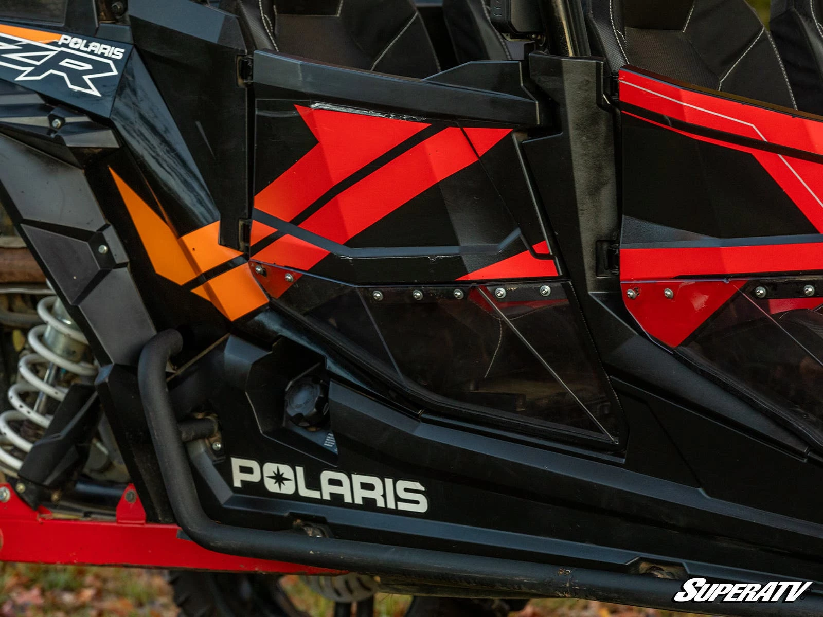 Super ATV POLARIS RZR S4 900 CLEAR LOWER DOORS - Image 26