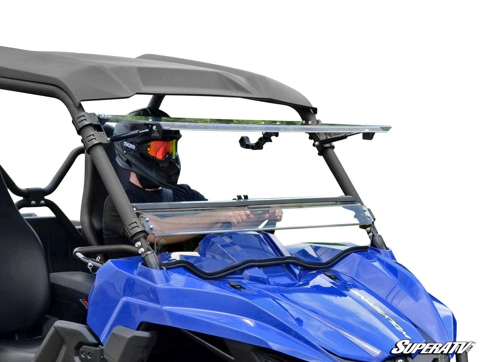 Super ATV YAMAHA WOLVERINE SCRATCH RESISTANT FLIP WINDSHIELD 1 Super ATV YAMAHA WOLVERINE SCRATCH RESISTANT FLIP WINDSHIELD