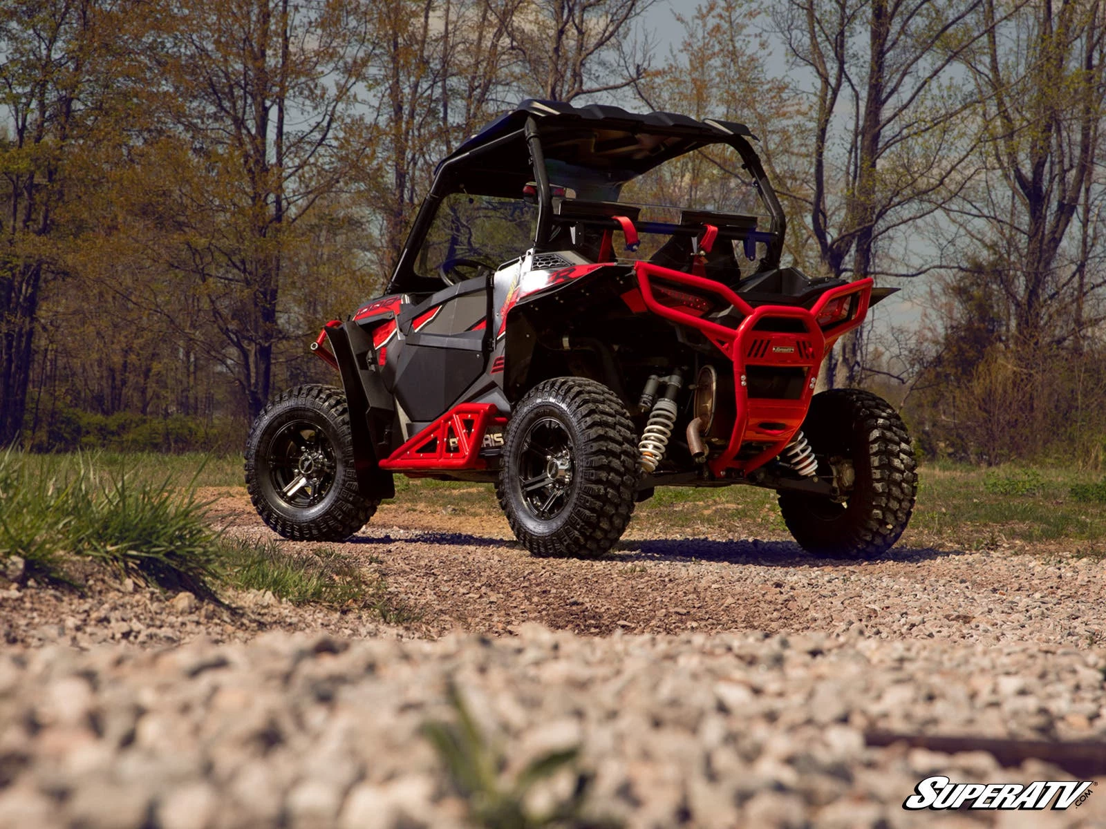 Super ATV POLARIS RZR TRAIL S 900 HEAVY-DUTY TUBE ROCK SLIDERS - Image 2