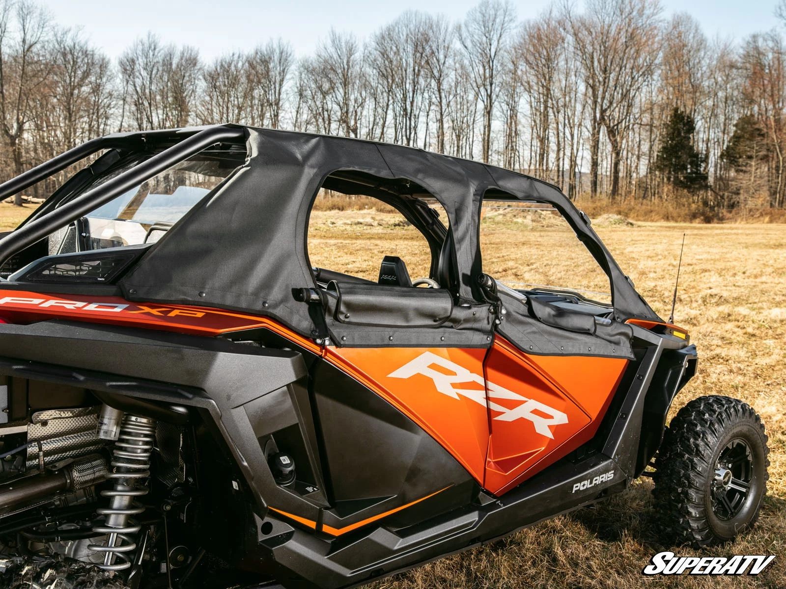 Super ATV POLARIS RZR TURBO R 4 PRIMAL SOFT CAB ENCLOSURE UPPER DOORS - Image 5