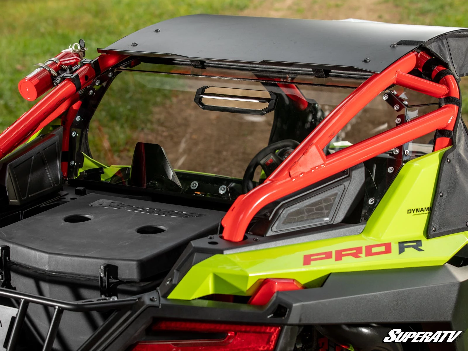 Super ATV POLARIS RZR PRO R REAR VENTED WINDSHIELD - Image 3