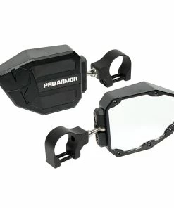 Pro Armor Side View Mirrors 1.75 " Clamp