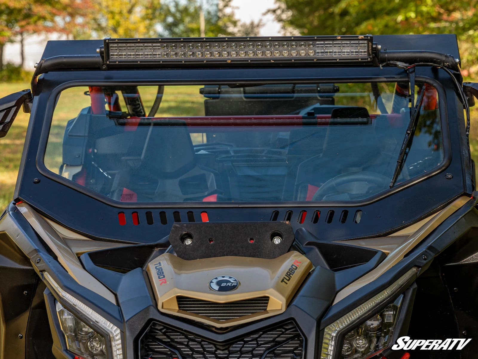 Super ATV CAN-AM MAVERICK X3 GLASS WINDSHIELD - Image 2