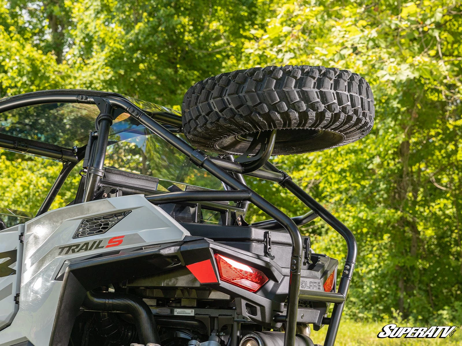 Super ATV POLARIS RZR TRAIL S 900 SPARE TIRE CARRIER - Image 2