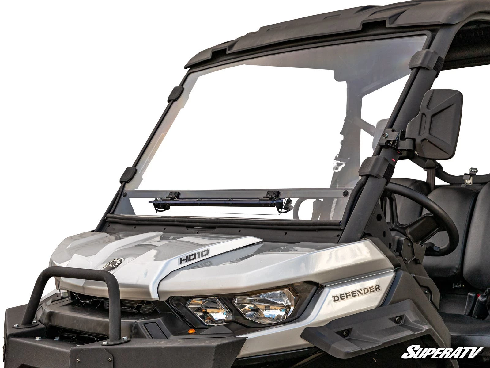 Super ATV CAN-AM DEFENDER SCRATCH RESISTANT VENTED FULL WINDSHIELD