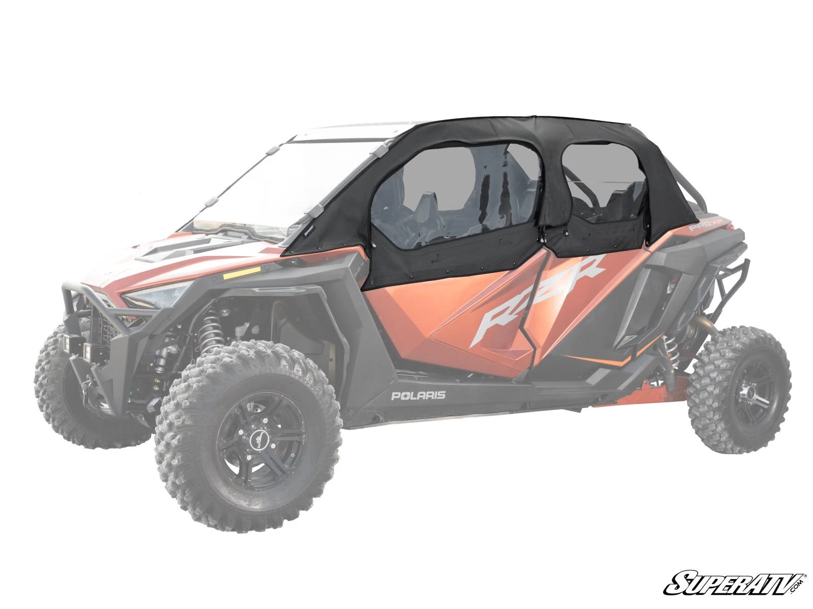 Super ATV POLARIS RZR TURBO R 4 PRIMAL SOFT CAB ENCLOSURE UPPER DOORS