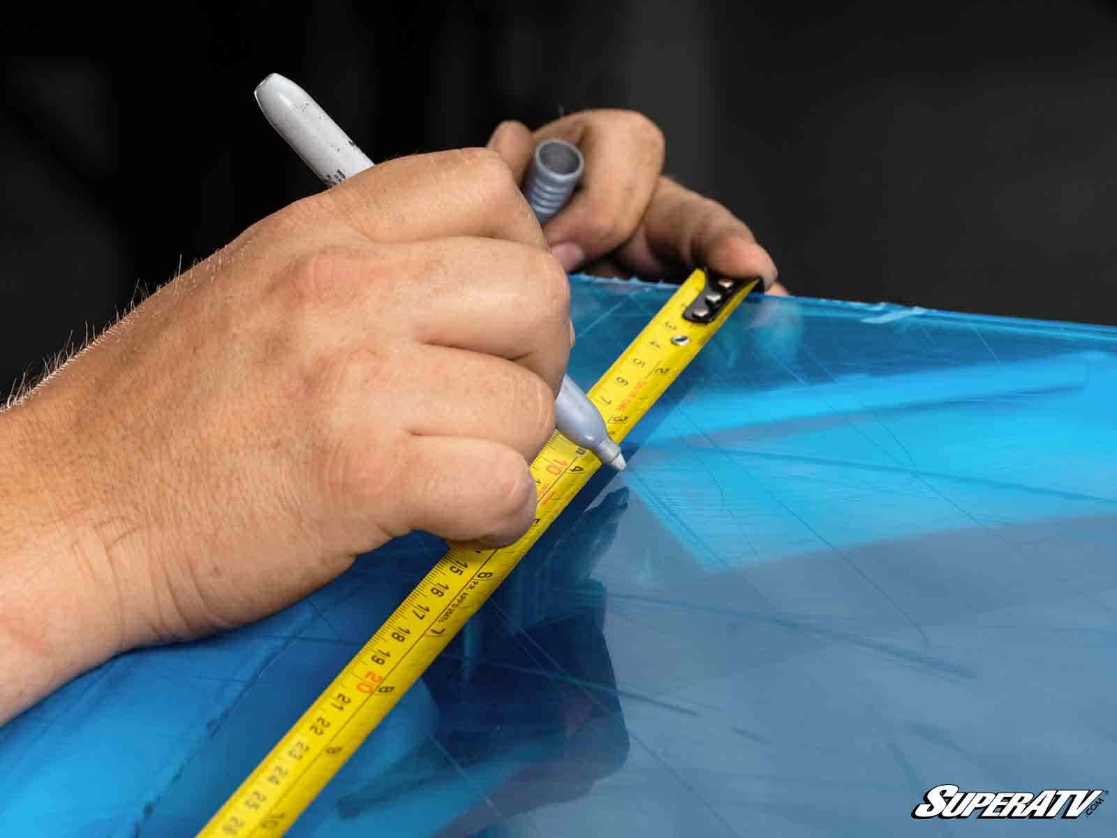 Super ATV POLARIS RZR XP 1000 CUSTOM CAGE WINDSHIELD KIT - Image 9