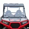 Super ATV POLARIS RZR XP TURBO SCRATCH RESISTANT FLIP DOWN WINDSHIELD