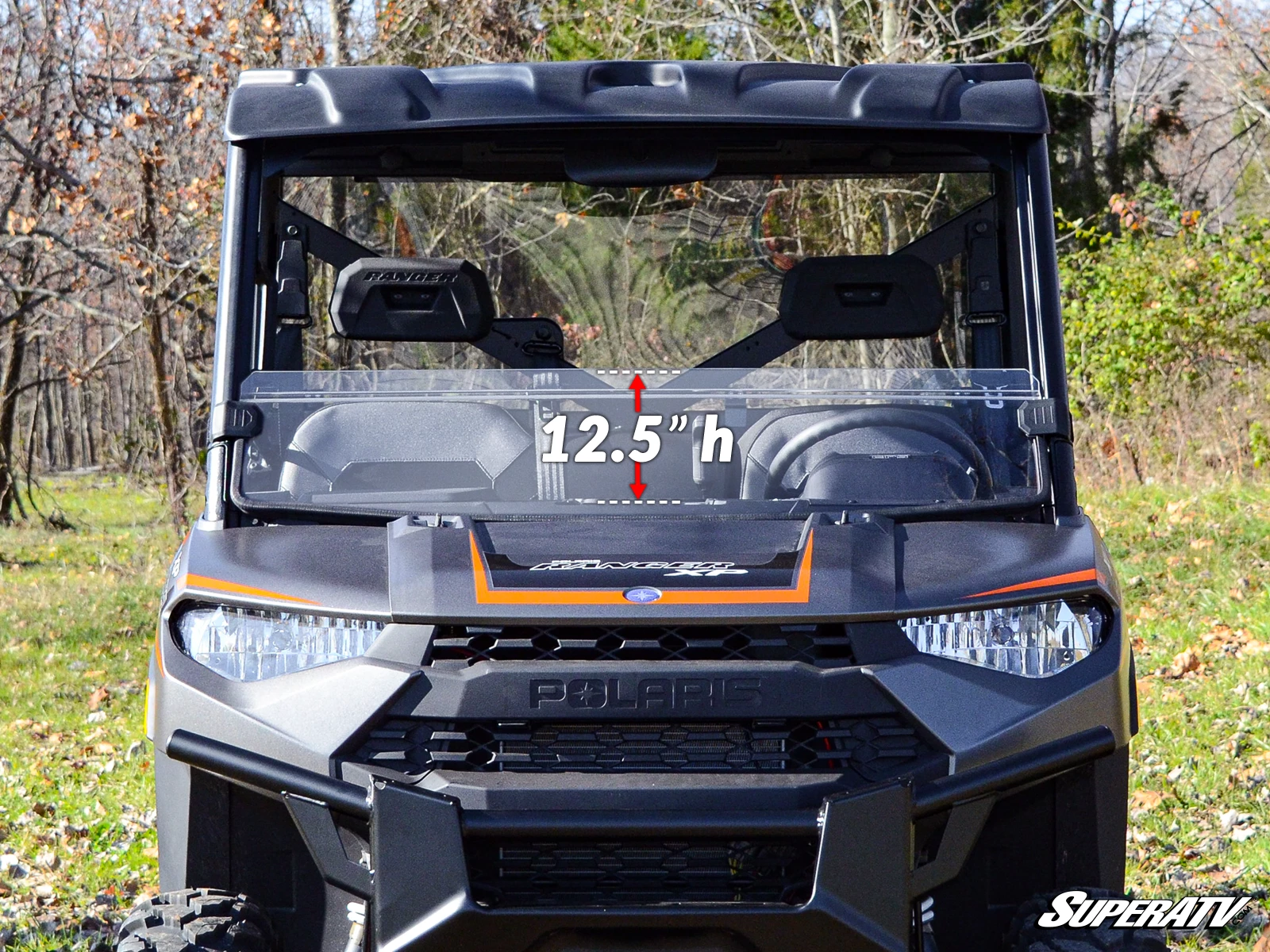 Super ATV POLARIS RANGER XP 1000 HALF WINDSHIELD - Image 4
