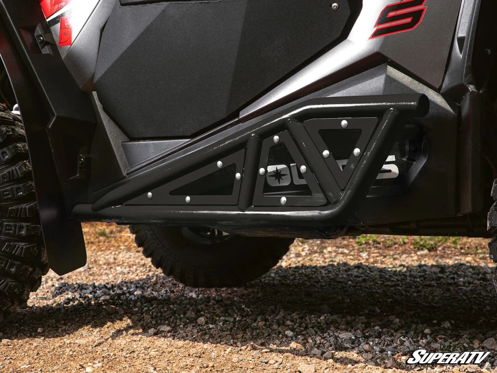 Super ATV POLARIS RZR TRAIL S 900 HEAVY-DUTY TUBE ROCK SLIDERS - Image 6