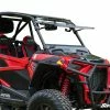 Super ATV POLARIS RZR XP TURBO S SCRATCH RESISTANT FLIP WINDSHIELD