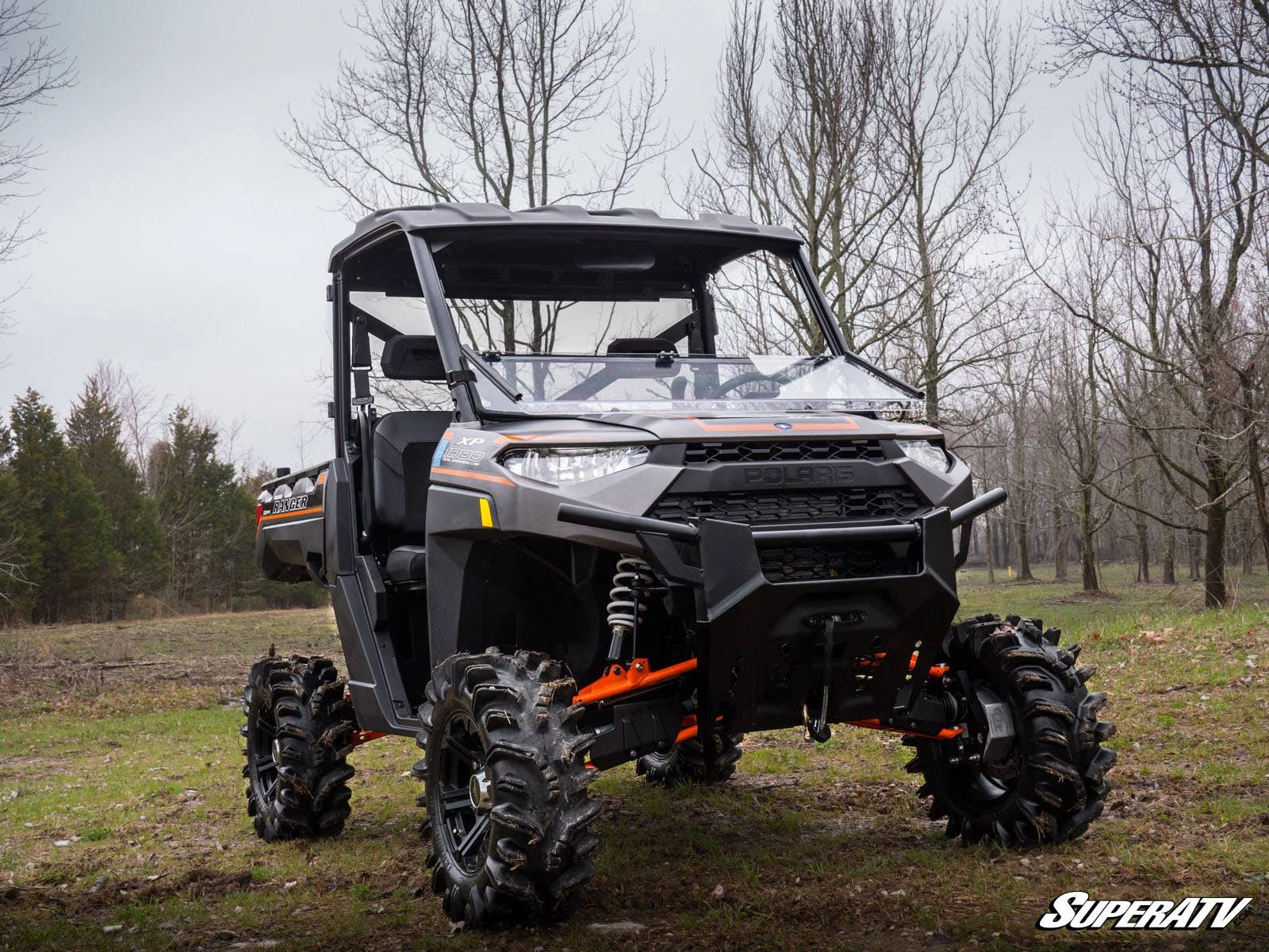 Super ATV POLARIS RANGER XP 900 SCRATCH RESISTANT FLIP DOWN WINDSHIELD 8 Super ATV POLARIS RANGER XP 900 SCRATCH RESISTANT FLIP DOWN WINDSHIELD - Image 8