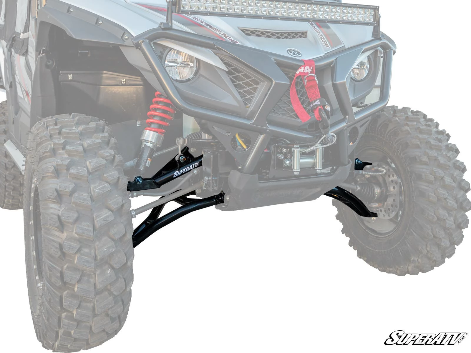 Super ATV YAMAHA WOLVERINE X4 HIGH CLEARANCE 1.5" FORWARD OFFSET A-ARMS