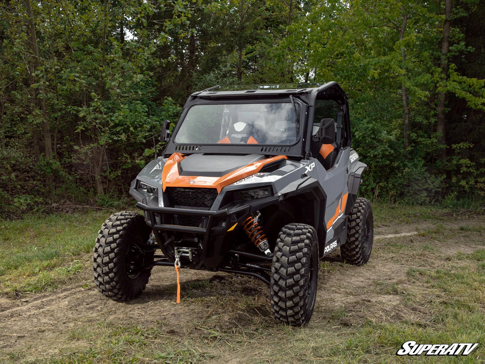 Super ATV POLARIS GENERAL GLASS WINDSHIELD - Image 2