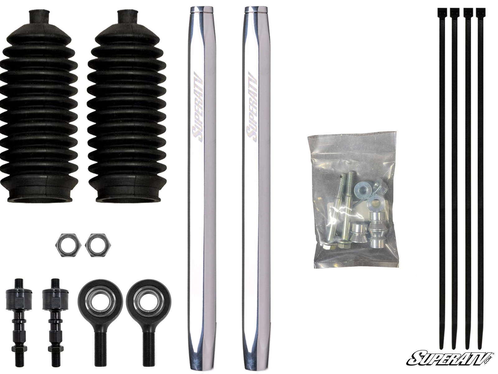 Super ATV POLARIS RANGER XP 900 BILLET ALUMINUM HEX TIE ROD KIT - Image 15