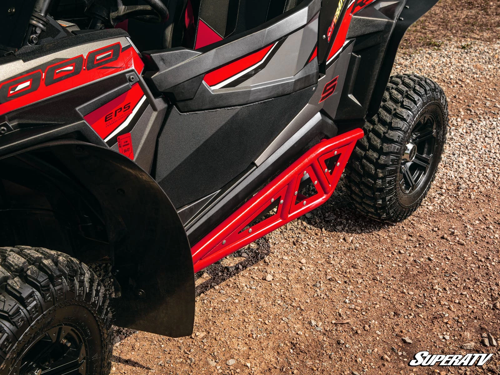 Super ATV POLARIS RZR TRAIL S 900 HEAVY-DUTY TUBE ROCK SLIDERS - Image 12