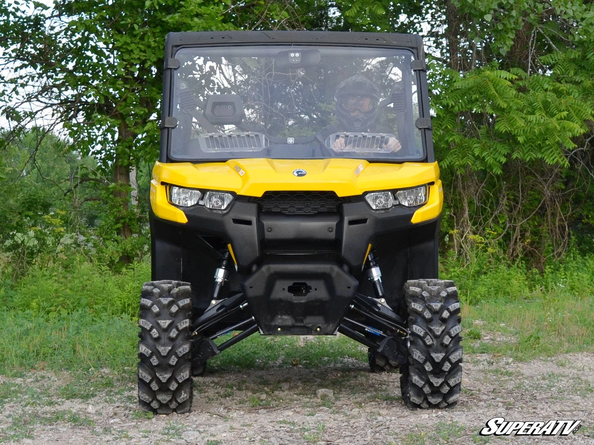 Super ATV CAN-AM DEFENDER SCRATCH RESISTANT VENTED FULL WINDSHIELD - Image 2